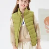 Balabala Kids Basic Multicolor Stand Collar Down Vest208422101205 Best Sale