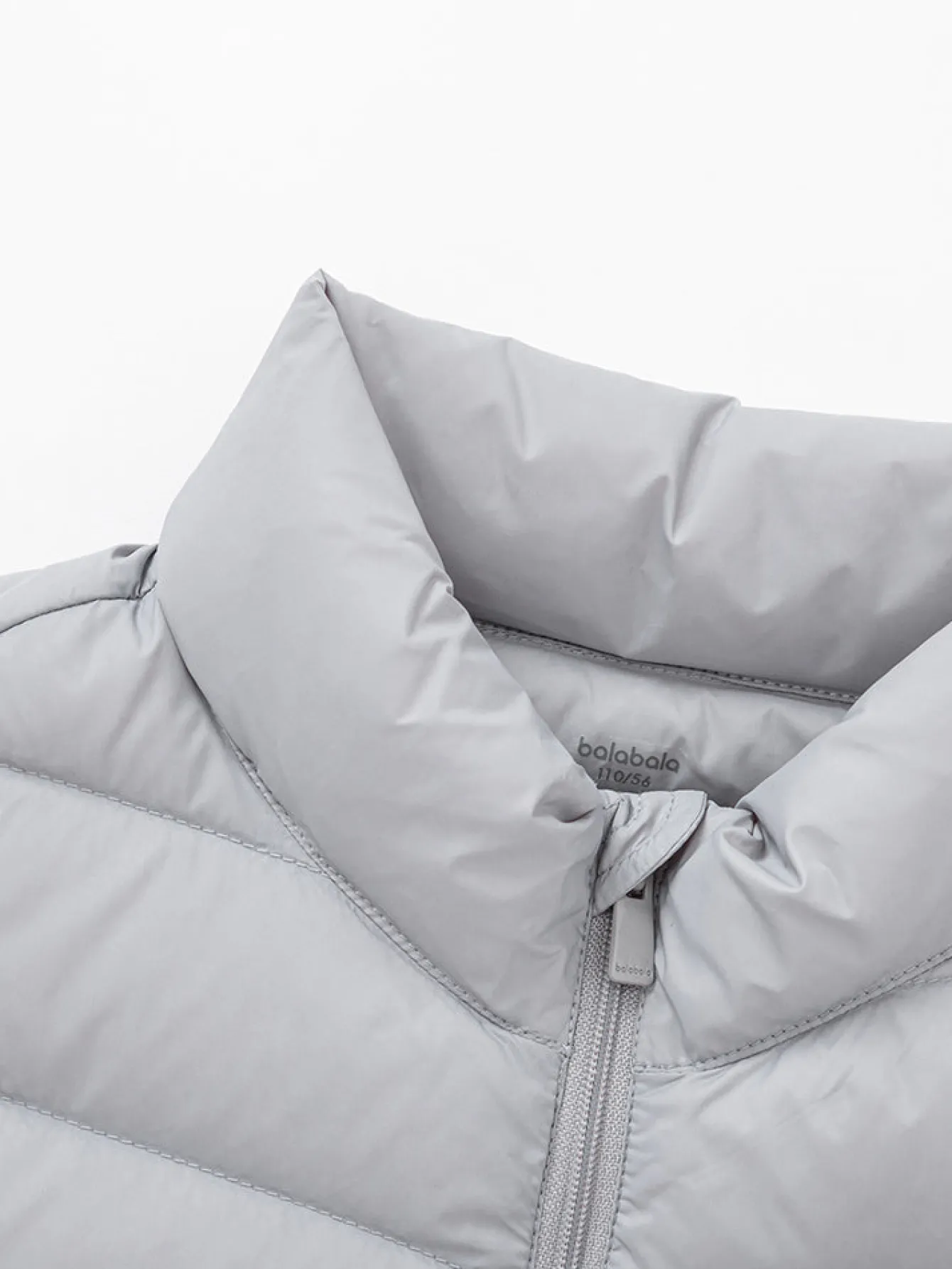 Balabala Kids Basic Multicolor Stand Collar Down Vest208422101205 Best Sale