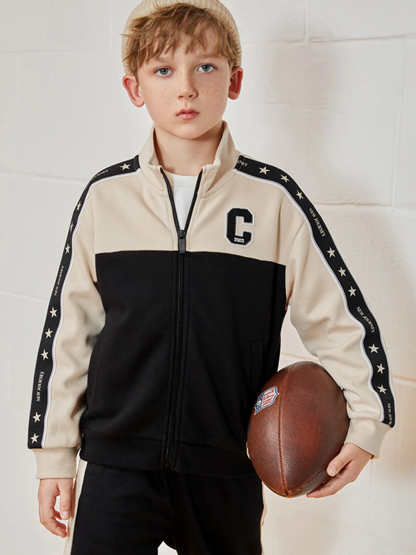 kids_boy_color_matching_standup_collar_long_sleeve_suit_10.webp Balabala Kids Boy Color Matching Stand-Up Collar Long Sleeve Suit208322104106 Cheap