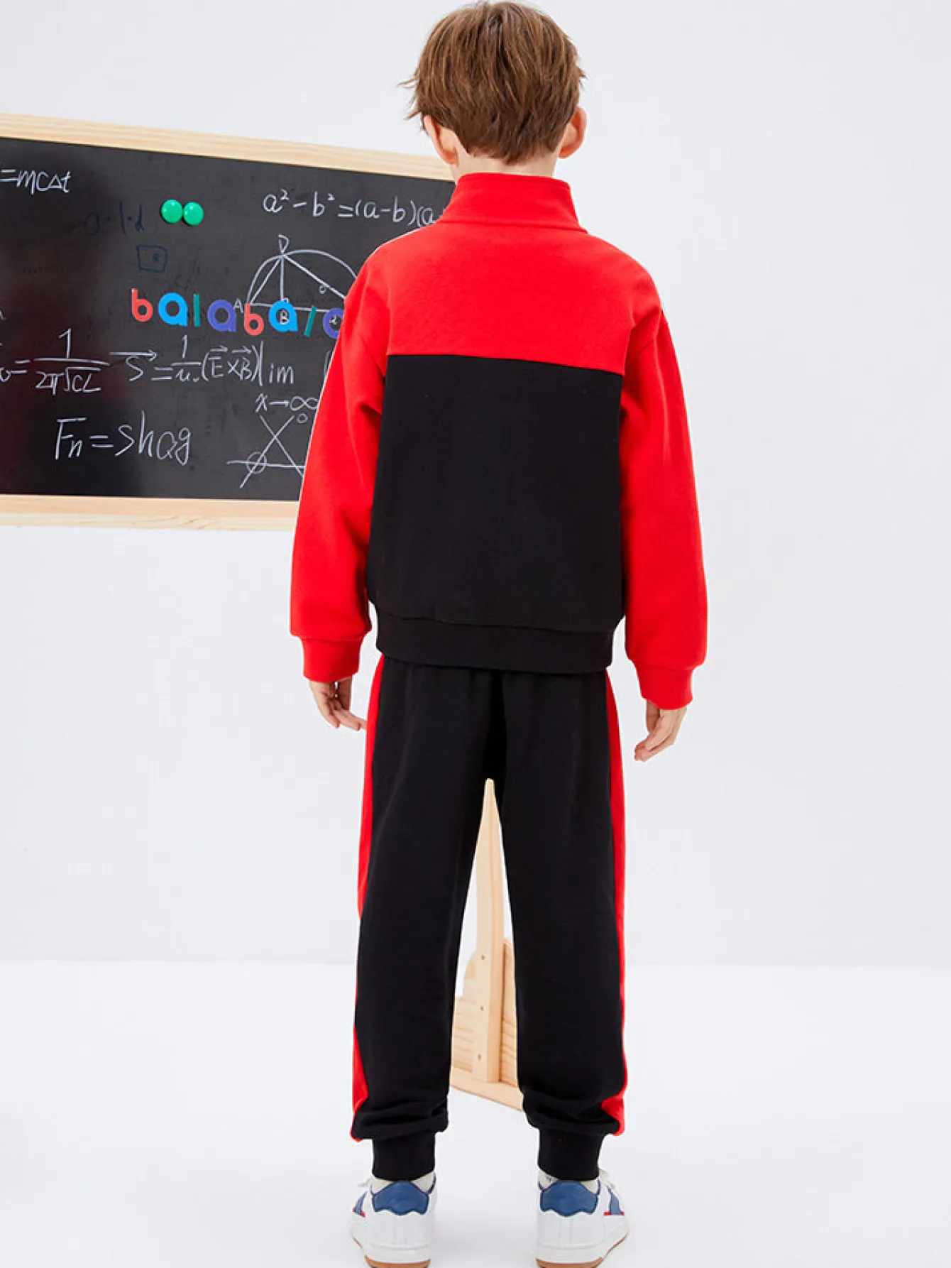 kids_boy_color_matching_standup_collar_long_sleeve_suit_15.webp Balabala Kids Boy Color Matching Stand-Up Collar Long Sleeve Suit208322104106 Cheap