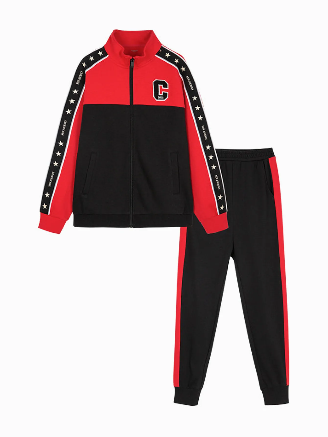 kids_boy_color_matching_standup_collar_long_sleeve_suit_18.webp Balabala Kids Boy Color Matching Stand-Up Collar Long Sleeve Suit208322104106 Cheap