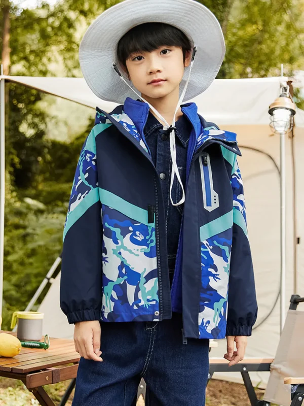 Balabala Kids Boy Two-Piece Style Hooded Jacket208322105105 Store