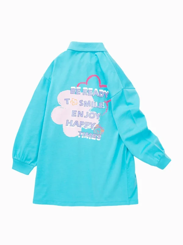 Balabala Kids Girl Back Print Loose Hoodie208322121001 Flash Sale