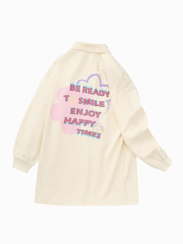 Balabala Kids Girl Back Print Loose Hoodie208322121001 Flash Sale