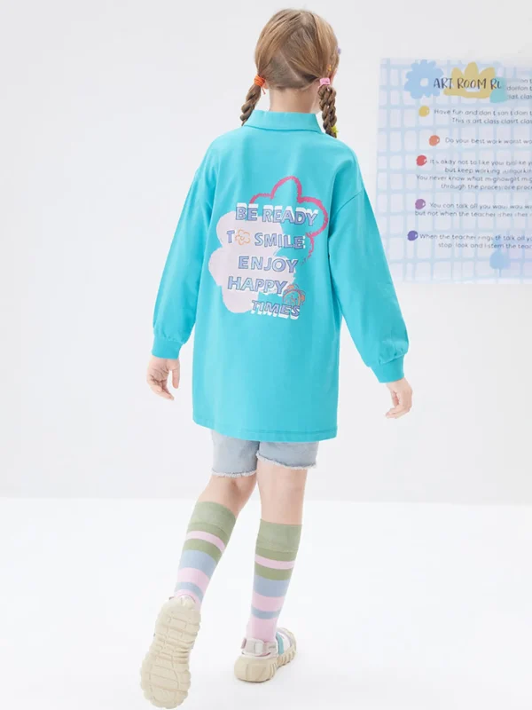 Balabala Kids Girl Back Print Loose Hoodie208322121001 Flash Sale