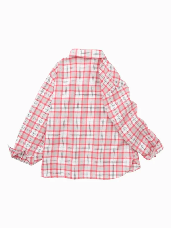 Balabala Kids Girl Delicate Lattice Long-Sleeved Shirt208322102001 Online