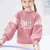 Balabala Kids Girl Letter Printed Delicate Hoodie208322121002 Fashion