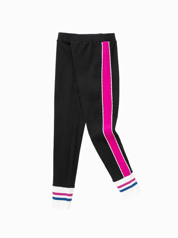 Balabala Kids Girl Side Stripes Elasticity Trousers208322123005 Discount