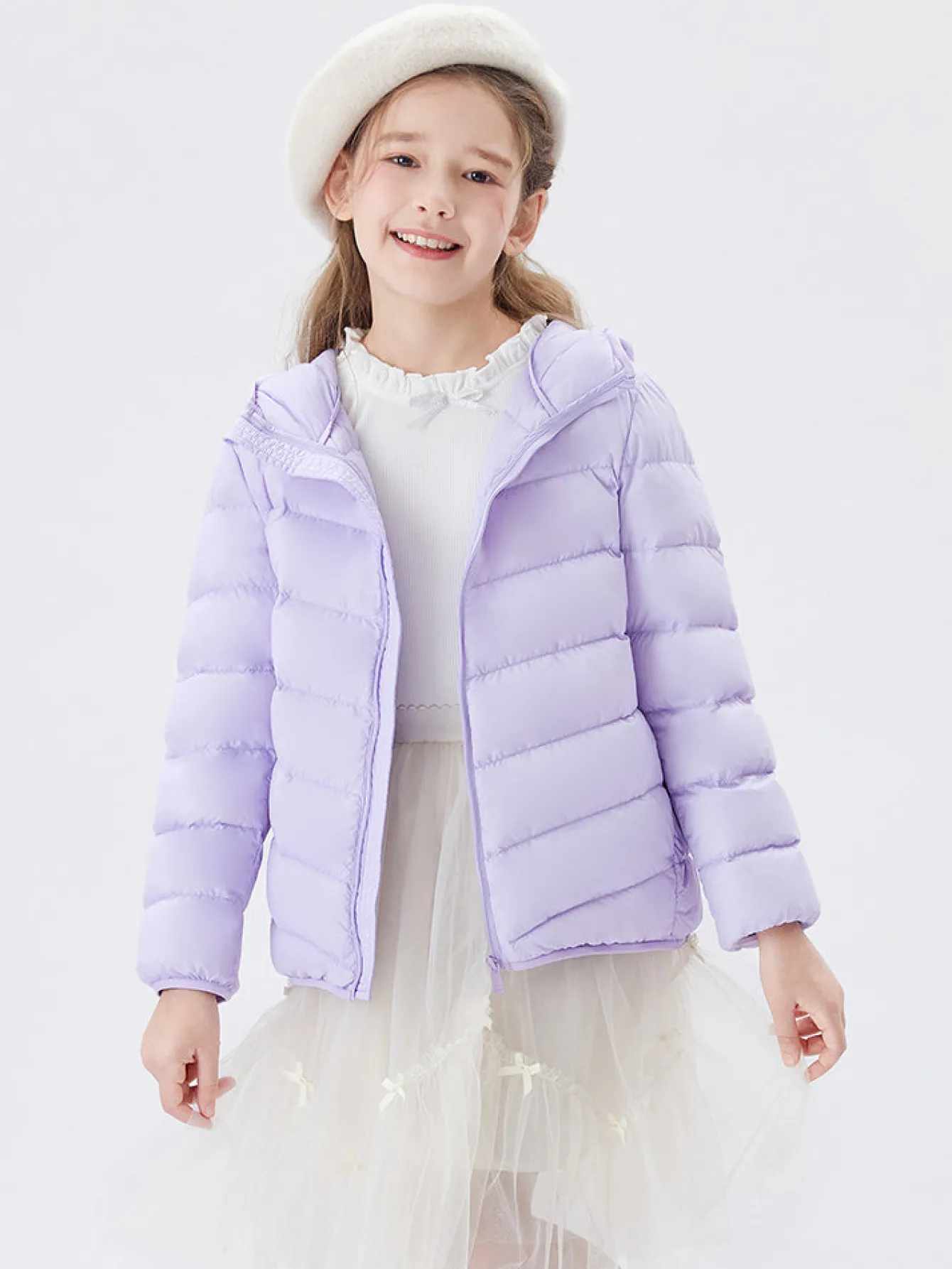 Balabala Kids Multicolor Hooded Down Jacket 208422107203 Sale