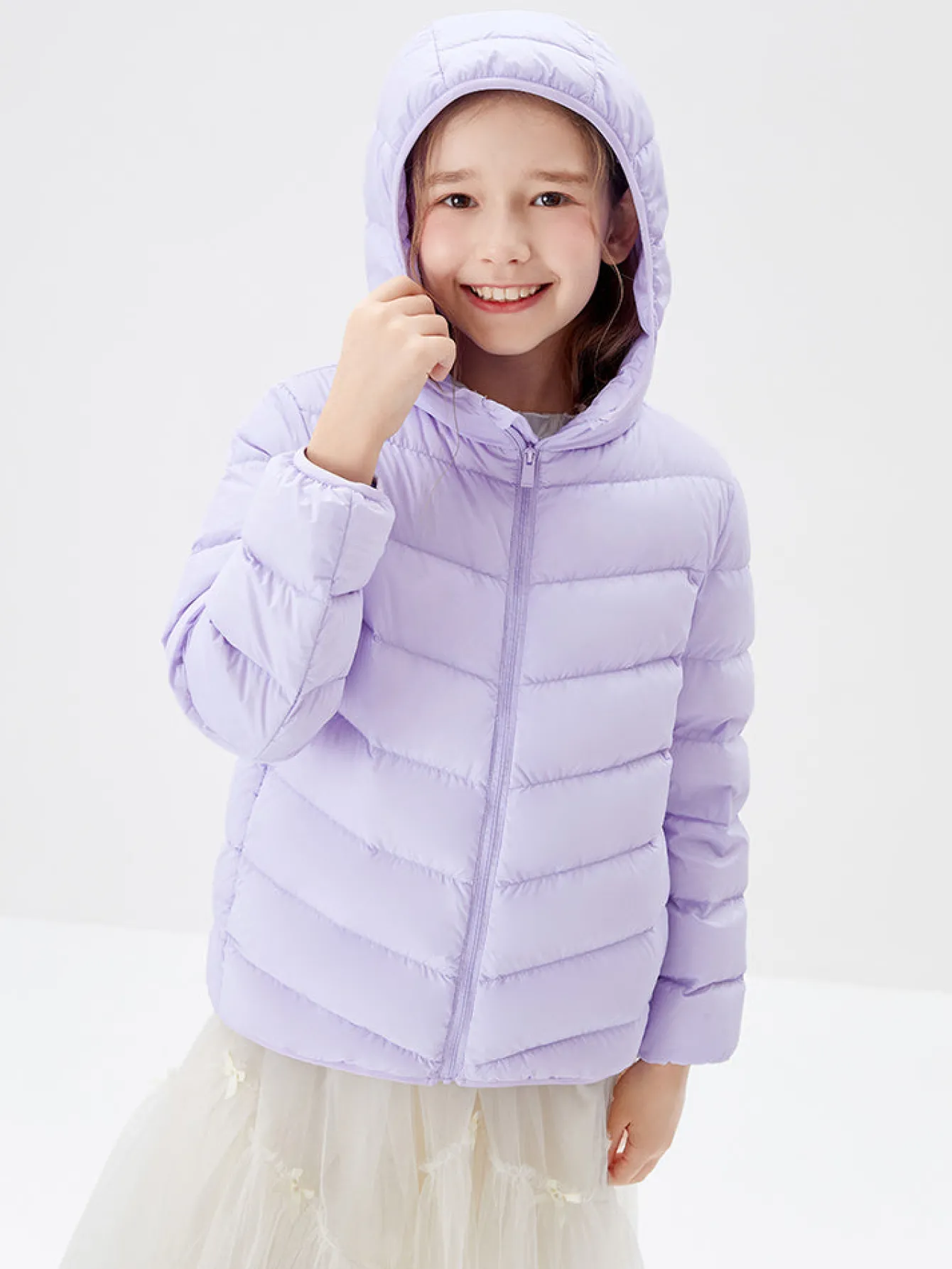 Balabala Kids Multicolor Hooded Down Jacket 208422107203 Sale