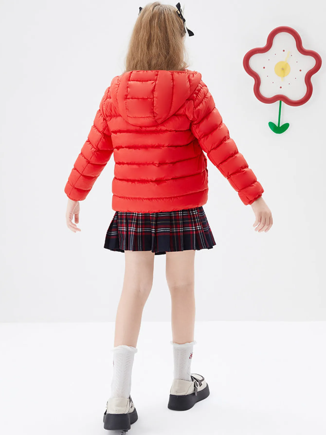 Balabala Kids Multicolor Hooded Down Jacket 208422107203 Sale