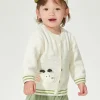 Balabala Knitwear 2025 Spring New Arrival for Boys' Baby Cardigan Off-white Best