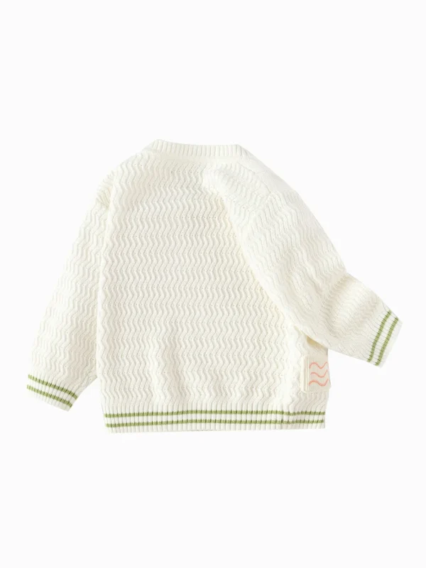 Balabala Knitwear 2025 Spring New Arrival for Boys' Baby Cardigan Off-white Best