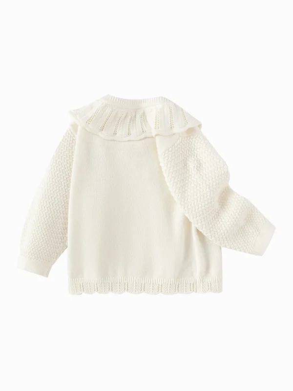 Balabala Knitwear 2025 Spring New Arrival for Girls' Baby Cardigan Off-white Online