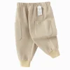 Balabala [Little Octopus IP] 2025 Spring New Boy Baby Knitted Trousers Flash Sale