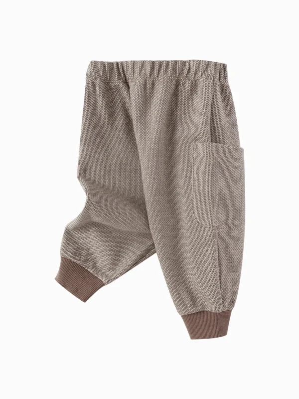 Balabala [Little Octopus IP] 2025 Spring New Boy Baby Knitted Trousers Flash Sale