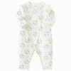 Balabala [Little Octopus IP] Underwear jumpsuit 2025 spring New Style boys and girls Baby's jumpsuit White Green Shop