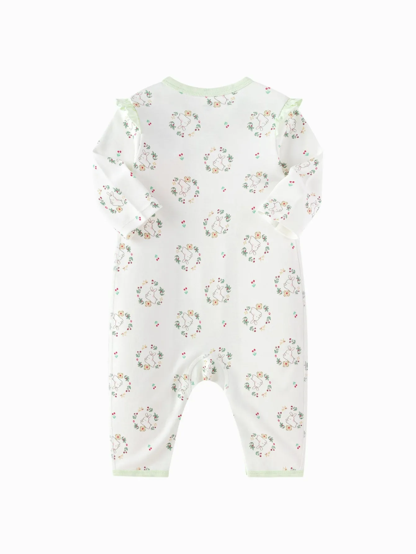 Balabala [Little Octopus IP] Underwear jumpsuit 2025 spring New Style boys and girls Baby's jumpsuit White Green Shop