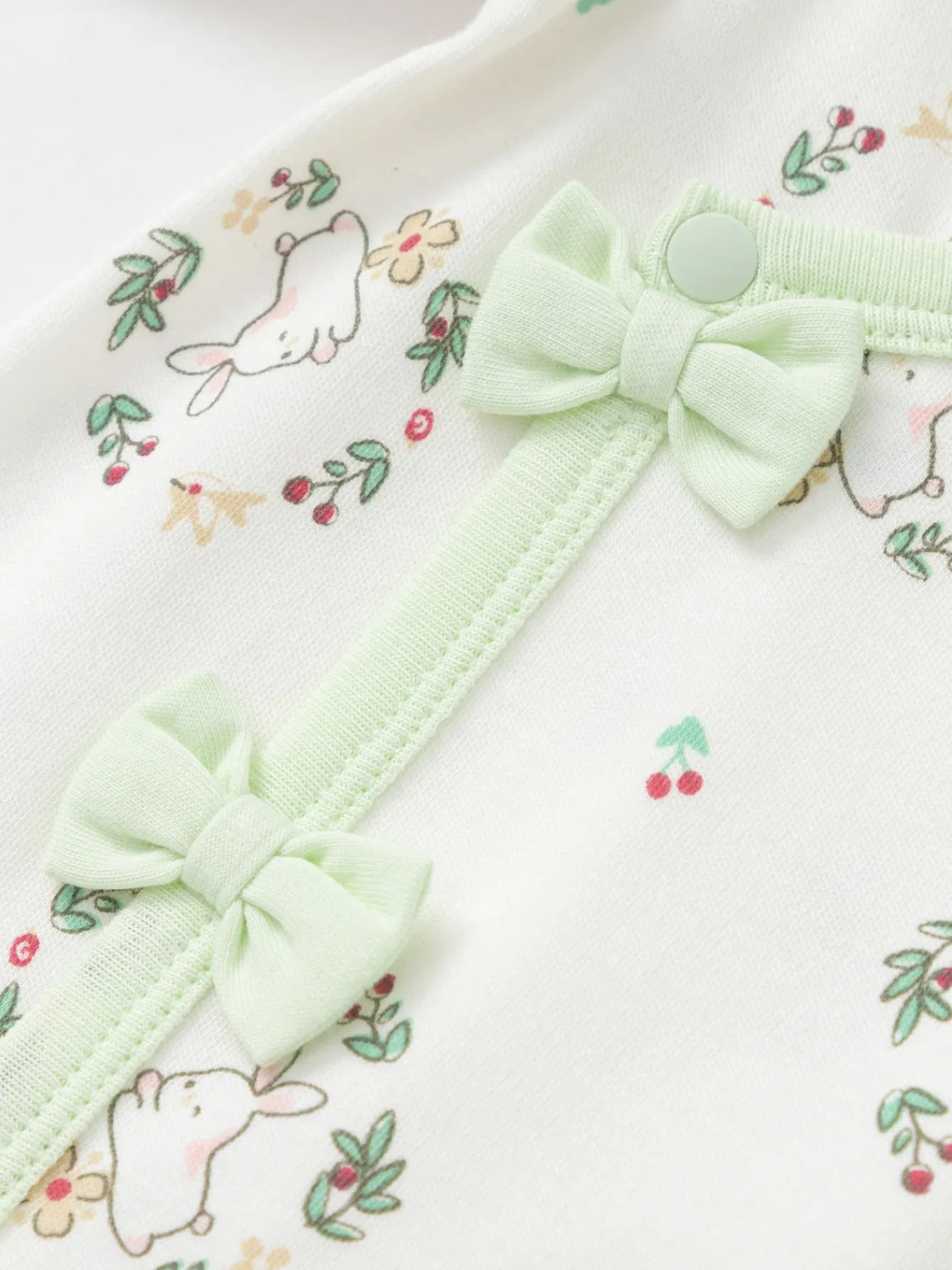 Balabala [Little Octopus IP] Underwear jumpsuit 2025 spring New Style boys and girls Baby's jumpsuit White Green Shop