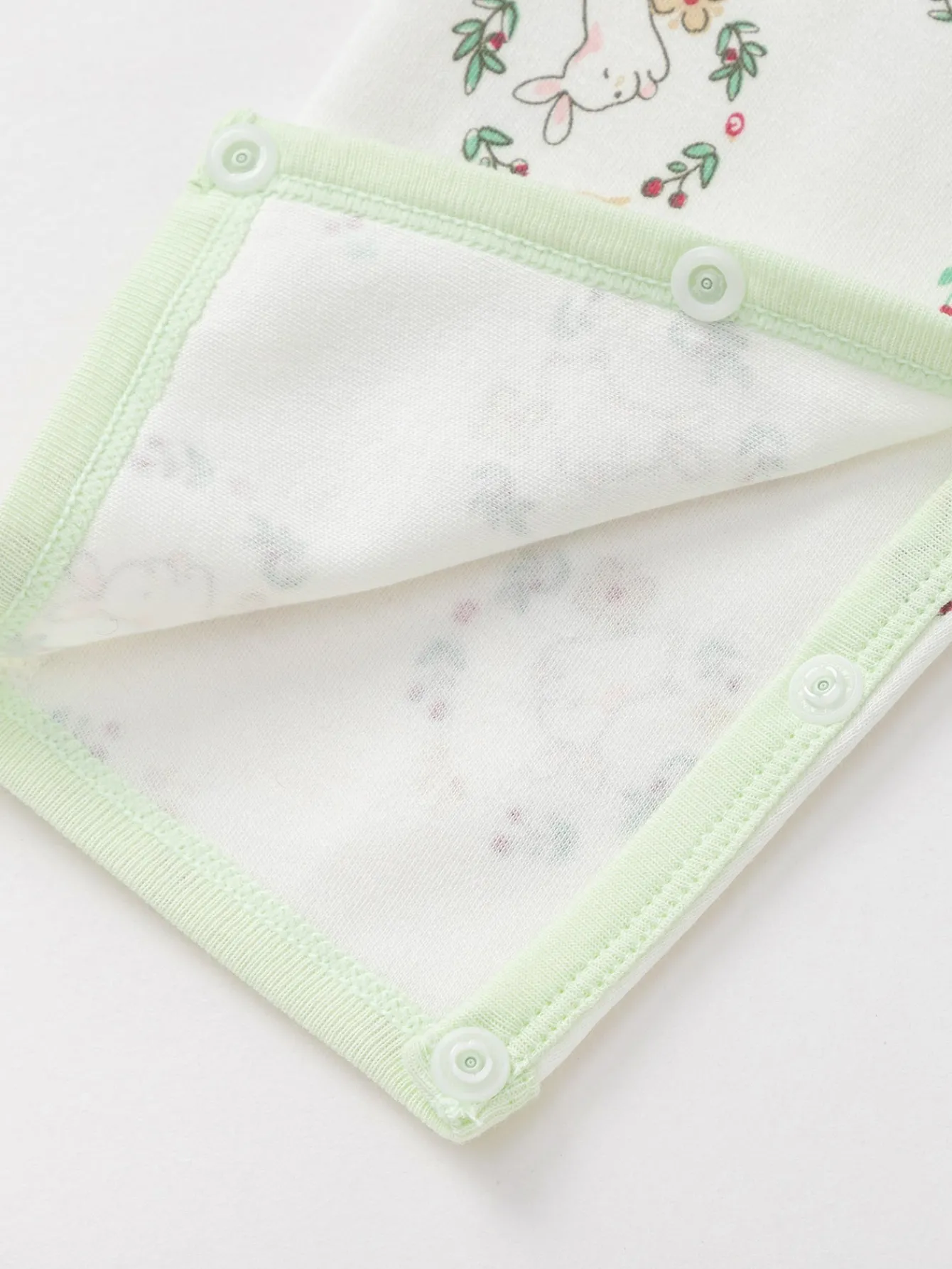 Balabala [Little Octopus IP] Underwear jumpsuit 2025 spring New Style boys and girls Baby's jumpsuit White Green Shop