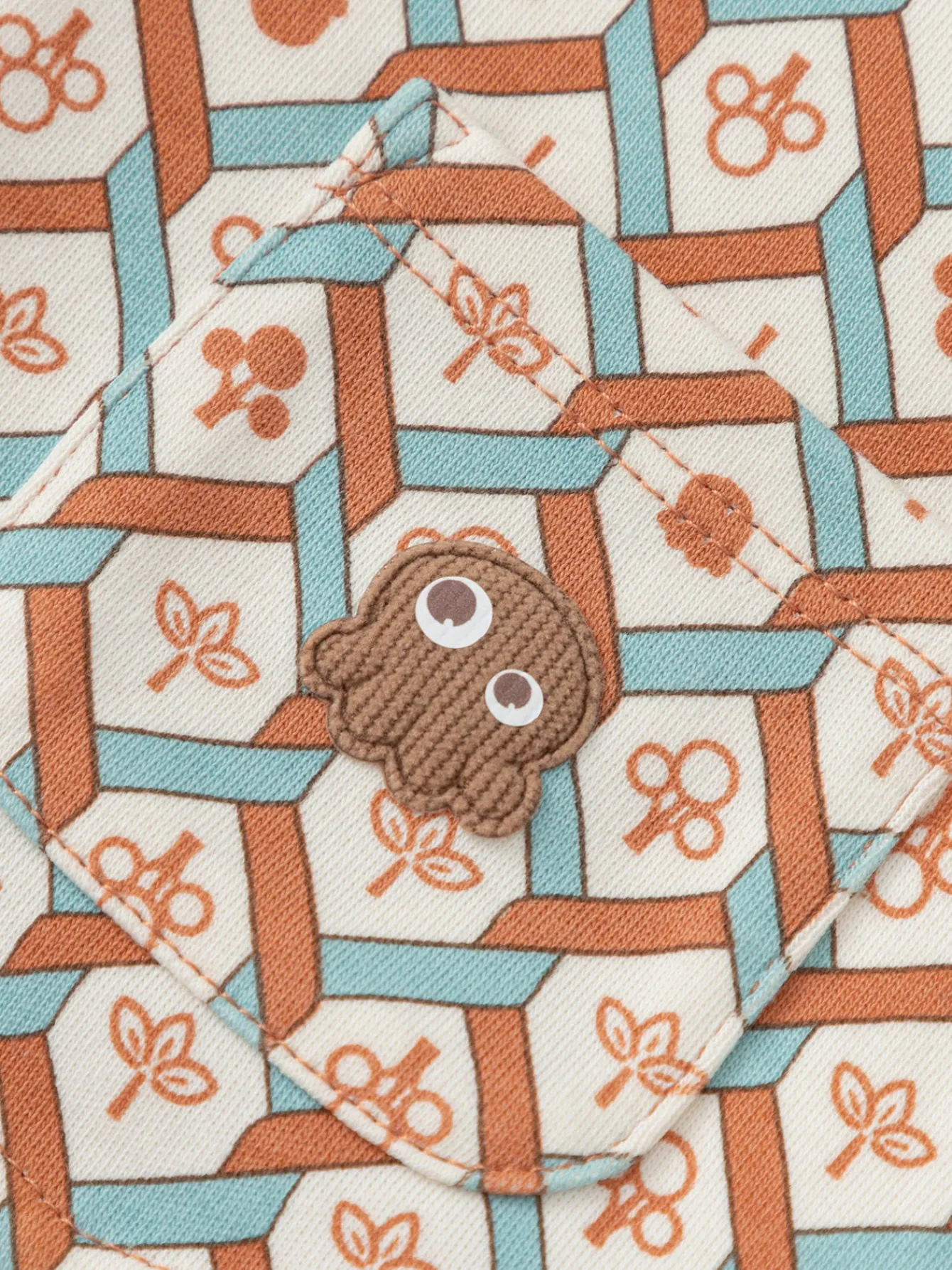 Balabala 【Little Octopus IP】Outfit 2025 Spring New Style Boys Baby Knitted Jumpsuit Coffee Best Sale