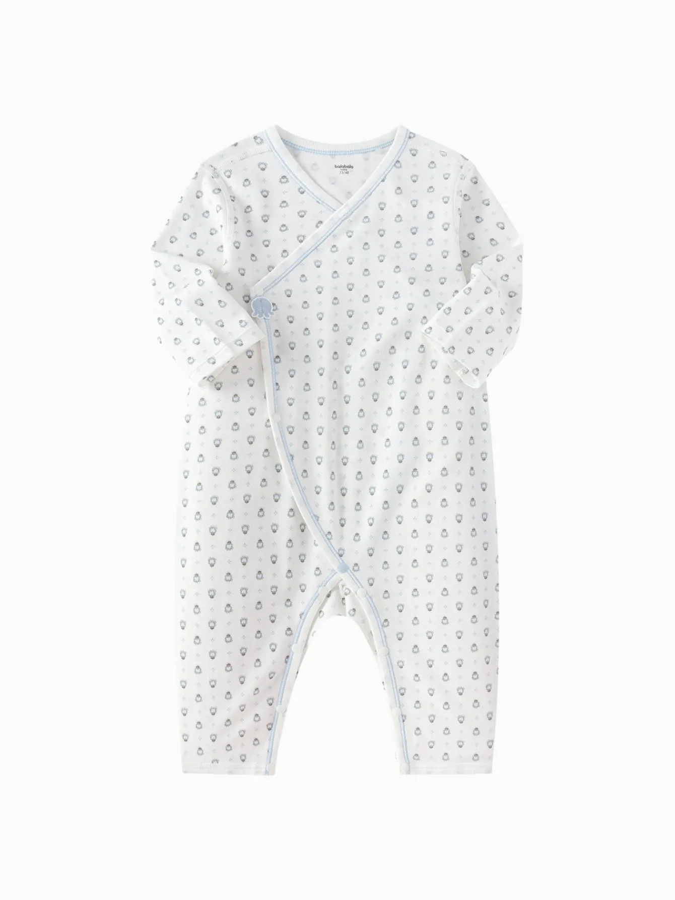 Balabala 【Little Octopus IP】Underwear romper 2025 spring boys and girls Baby's romper White Blue Online