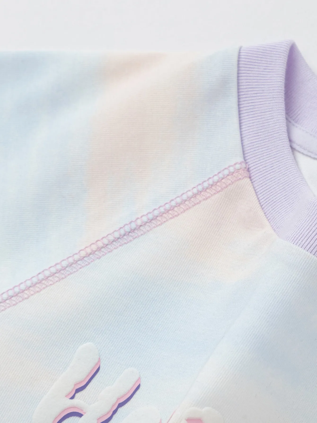 Balabala Long Sleeve T-Shirt 2025 New Spring Style for Girls' Toddlers Round V-Neck Long Sleeve T-Shirt Yellow Blue Cheap