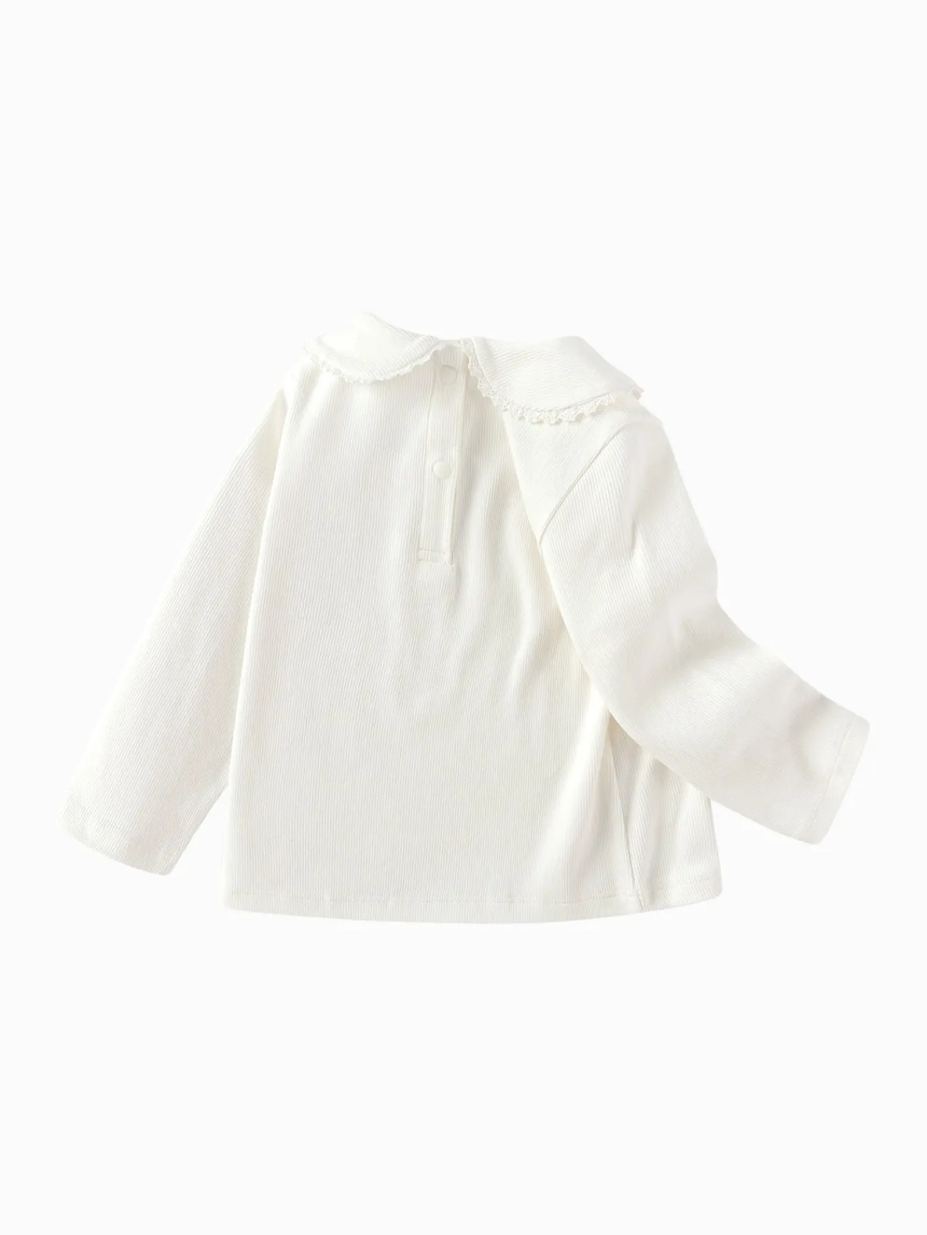 Balabala Long Sleeve T-Shirt 2025 Spring New Arrival for Girls' Babys Collar Long Sleeve T-Shirt Fashion