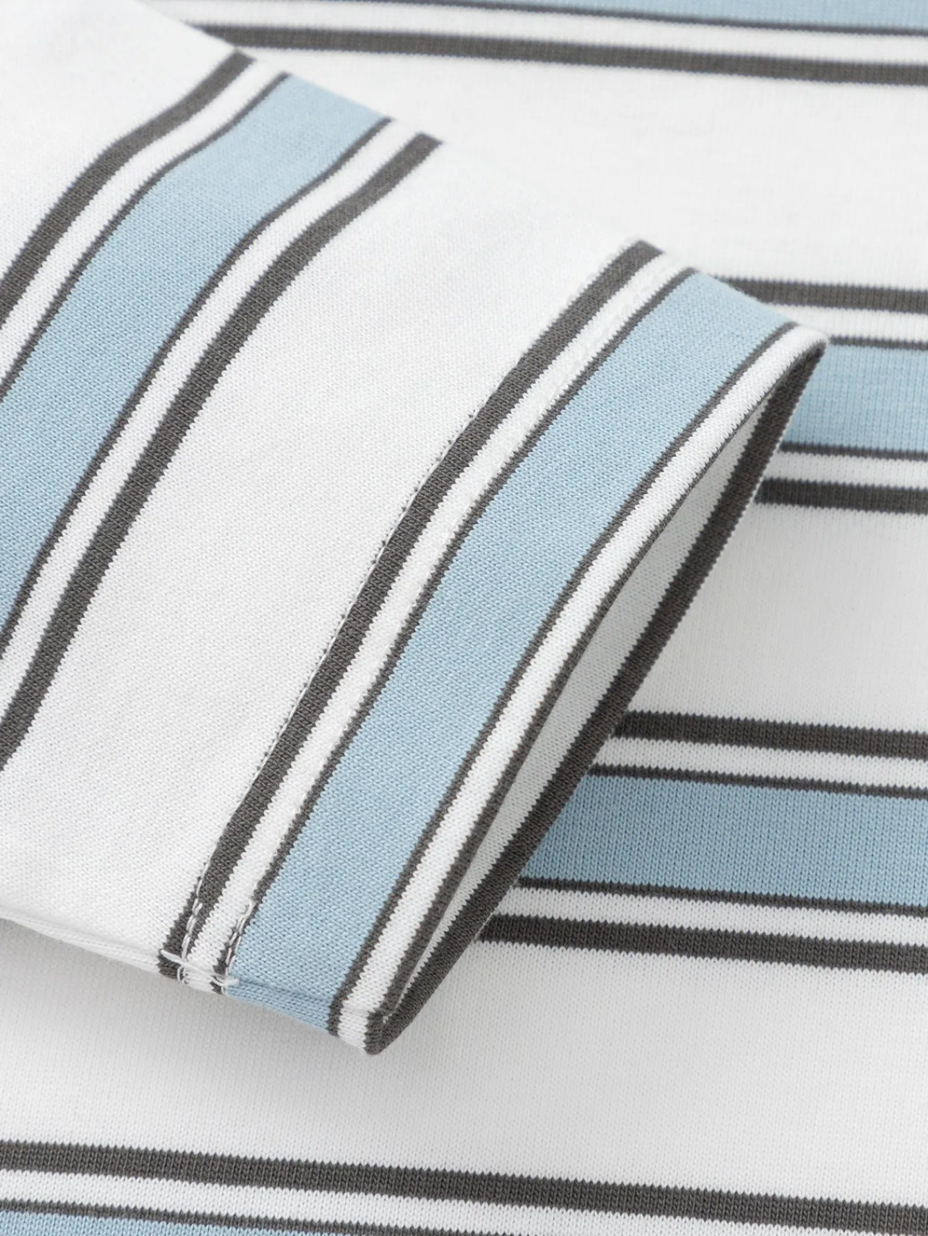 Balabala Long Sleeve T-Shirt 2025 Spring New Boy Round Neck V-Neck T-Shirt White Blue Best