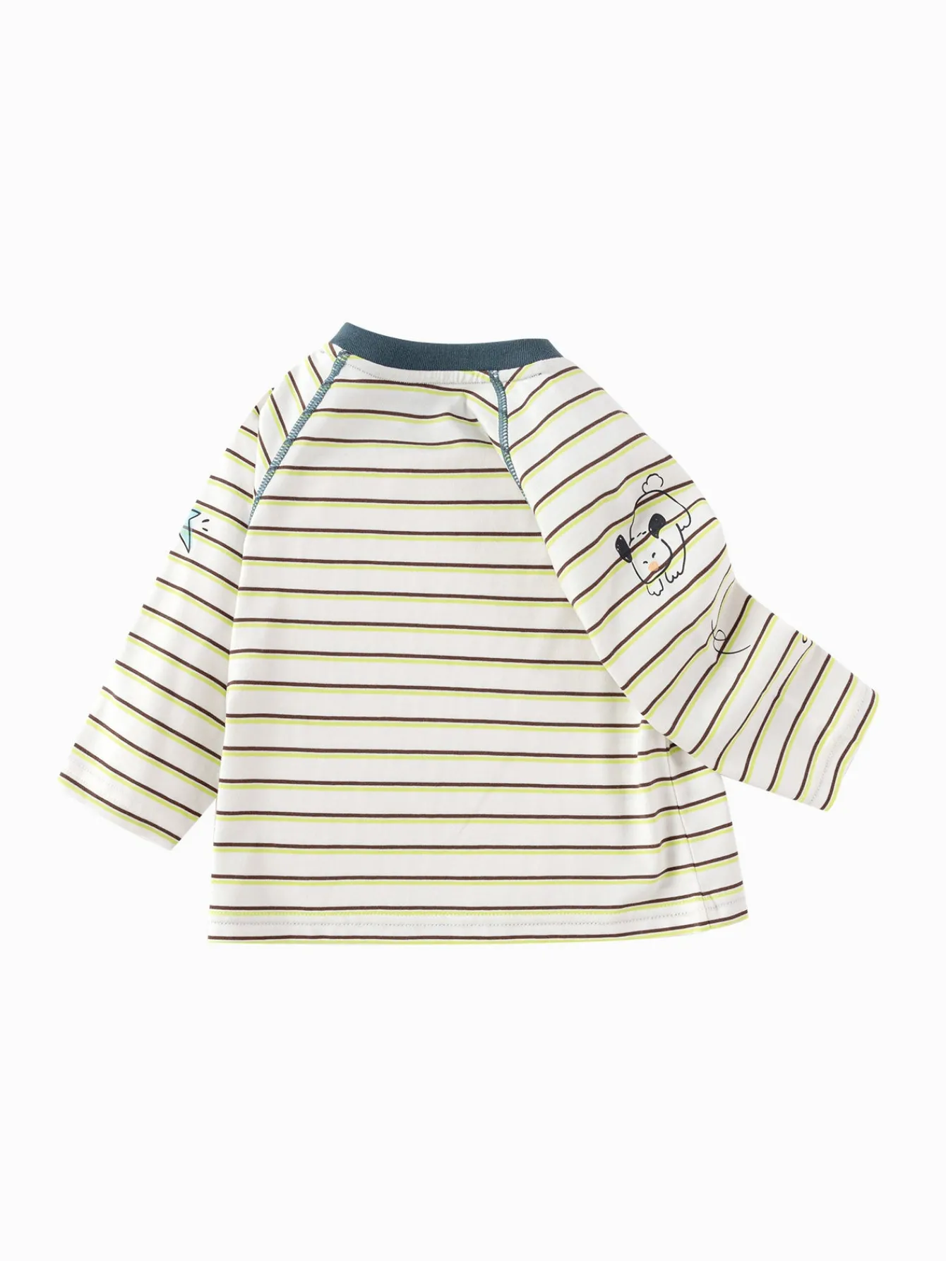 Balabala Long Sleeve T-Shirt New Spring 2025 Boys and Girls Baby Round V-neck Long Sleeve T-Shirt Clearance