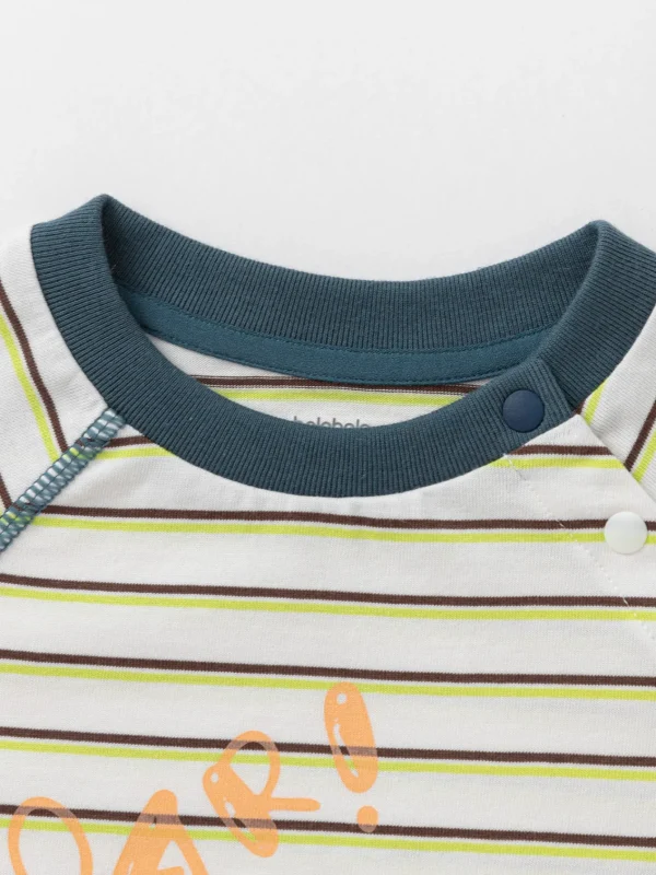 Balabala Long Sleeve T-Shirt New Spring 2025 Boys and Girls Baby Round V-neck Long Sleeve T-Shirt Clearance