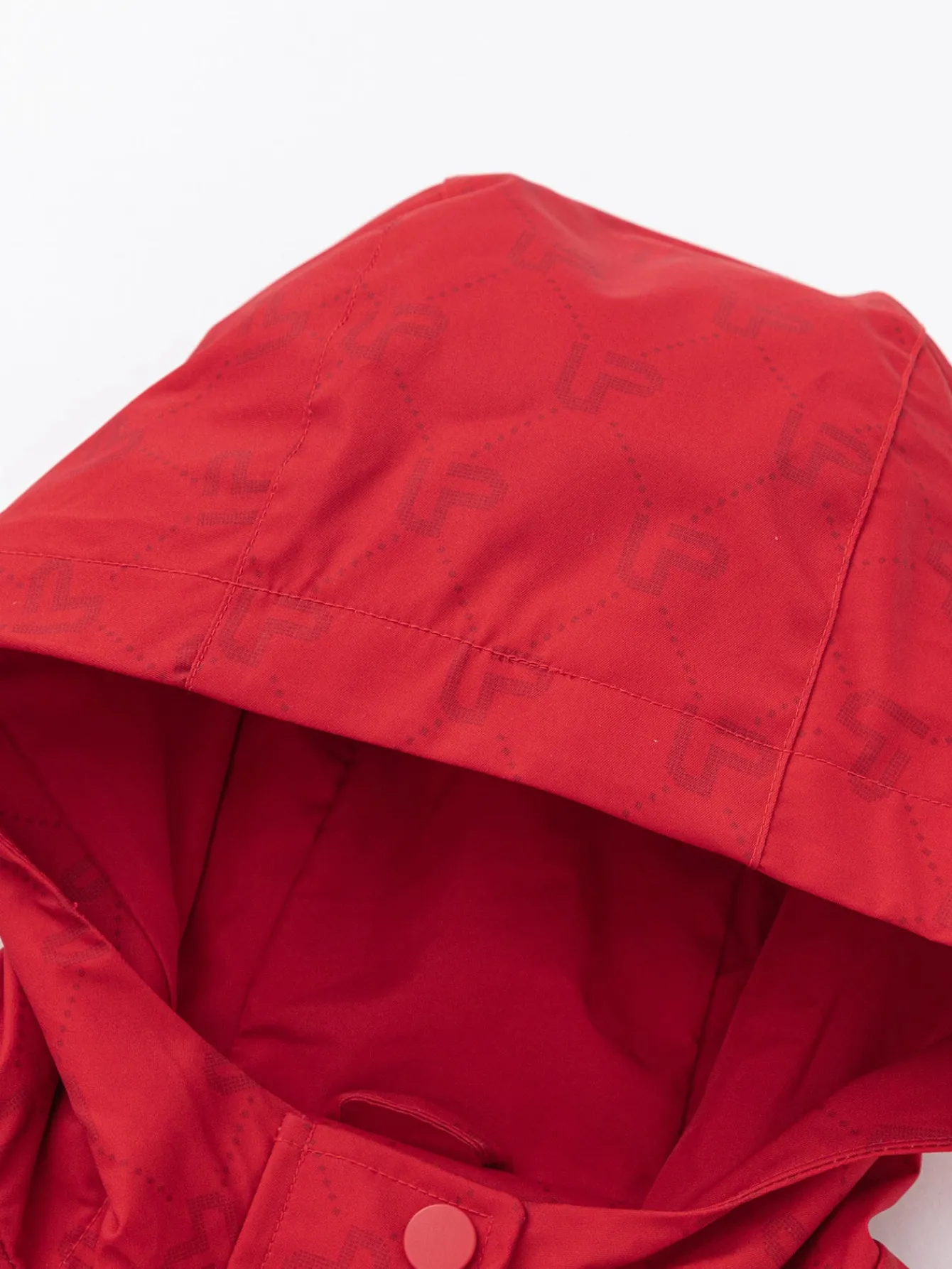 Balabala [miiiiichan Collaboration] 2025 Spring Girl long waterproof outdoor jacket Chinese Red Online