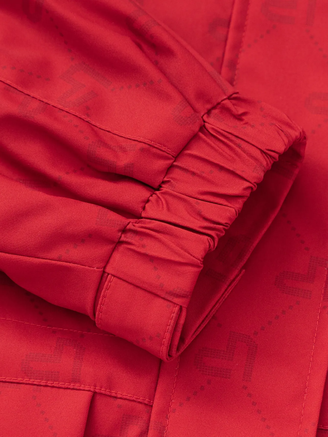 Balabala [miiiiichan Collaboration] 2025 Spring Girl long waterproof outdoor jacket Chinese Red Online