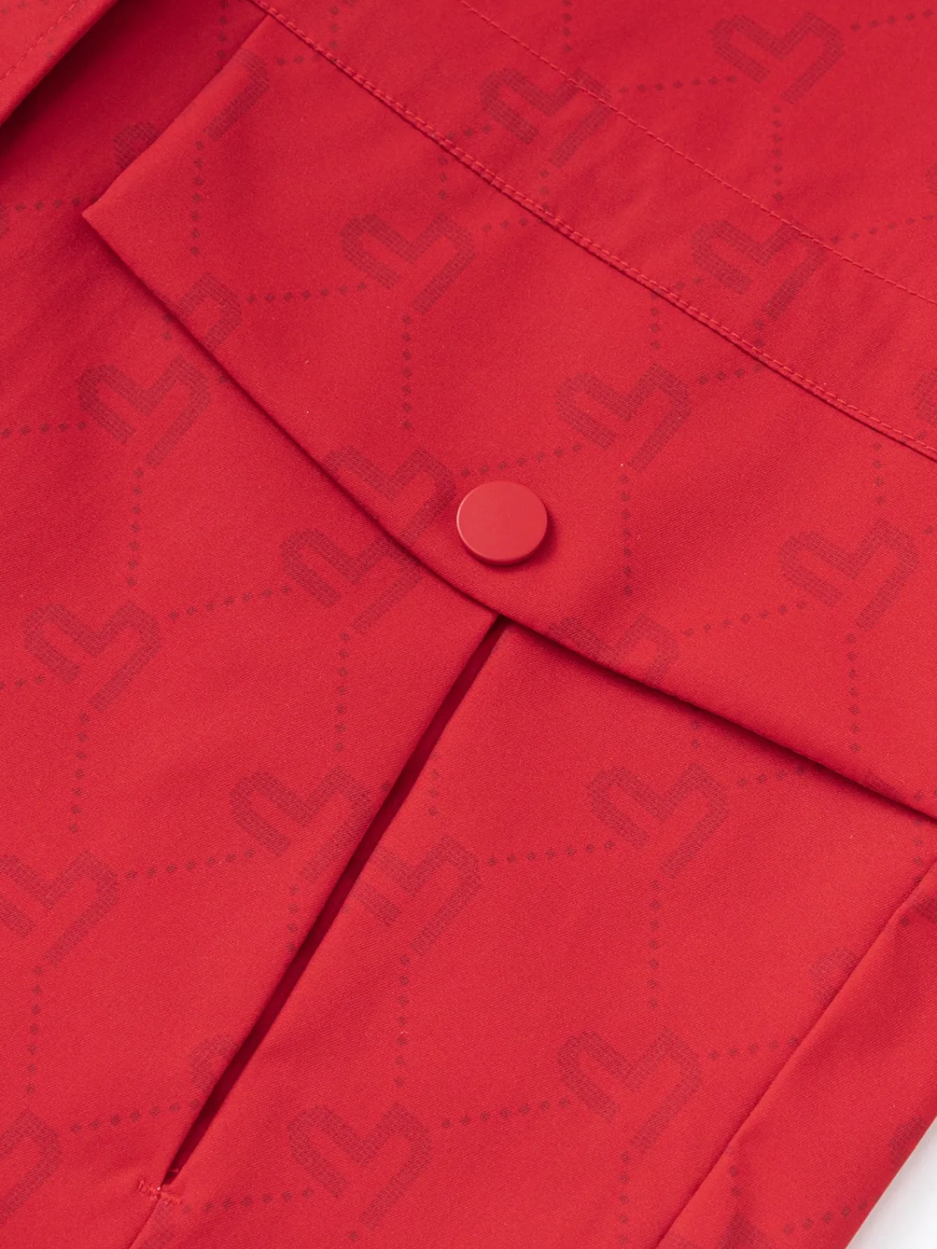 Balabala [miiiiichan Collaboration] 2025 Spring Girl long waterproof outdoor jacket Chinese Red Online