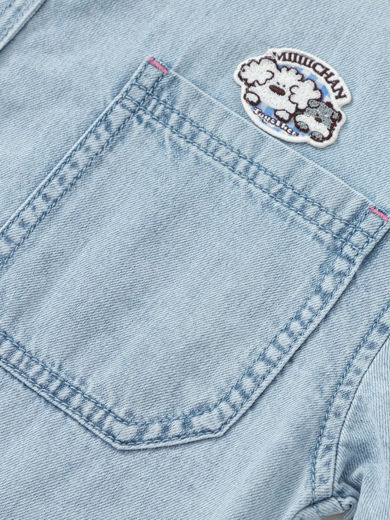 Balabala [miiiiichan Collaboration] Jacket 2025 Spring New Arrival Girls Denim Casual Wear Store