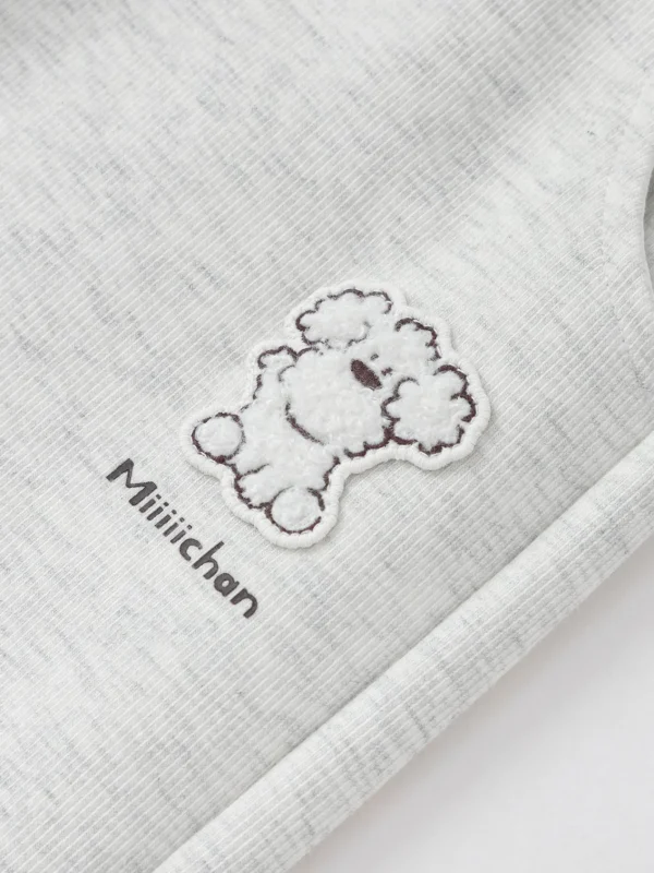 Balabala [miiiiichan Collaboration] Pants 2025 Spring for Girl Knitted Long Pants Discount