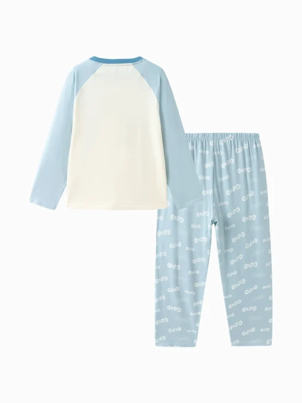 Balabala 【miiiiichan collaboration】Home 2025 Spring Boys and Girls Home Set Fashion