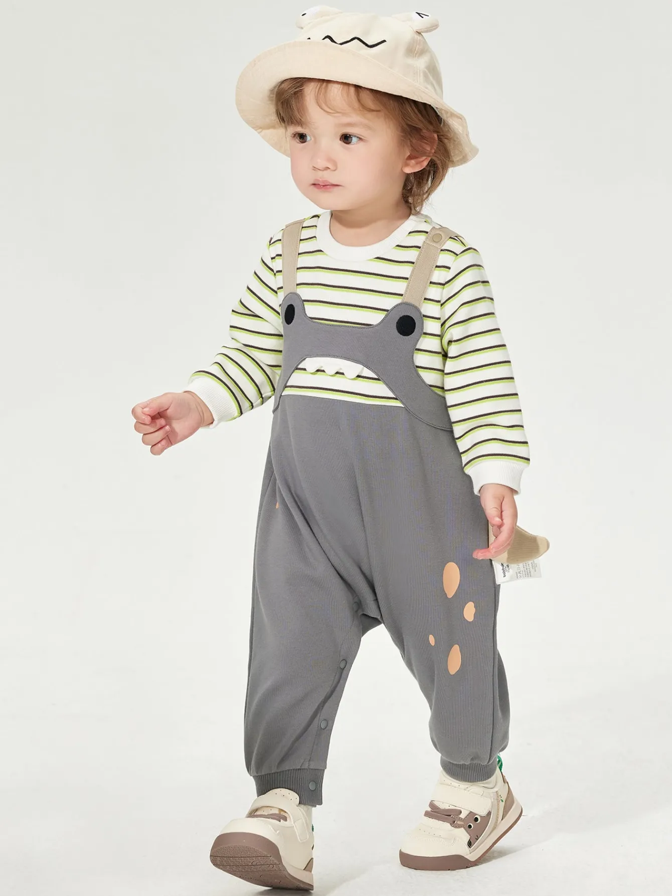 Balabala Outfit Set 2025 Spring New Style Baby Boy and Girl Knit Romper Sale