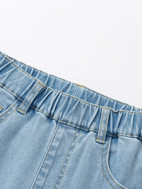 Balabala Pants 2025 Spring New Style for Girl Denim Long Pants Fashion