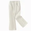 Balabala Pants 2025 Spring New Style for Toddler Boys Knit Long Pants Off-white Cheap