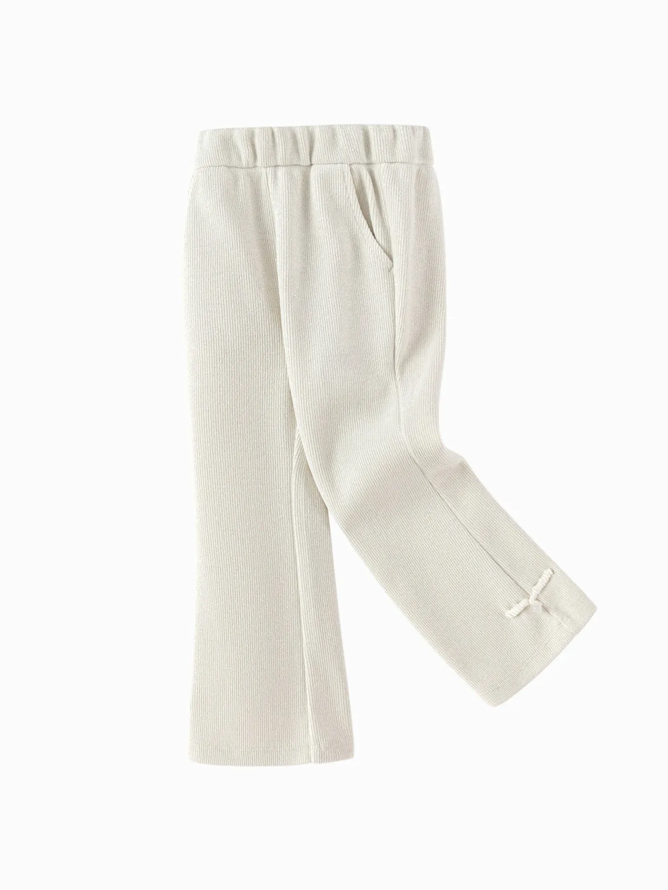 Balabala Pants 2025 Spring New Style for Toddler Boys Knit Long Pants Off-white Cheap