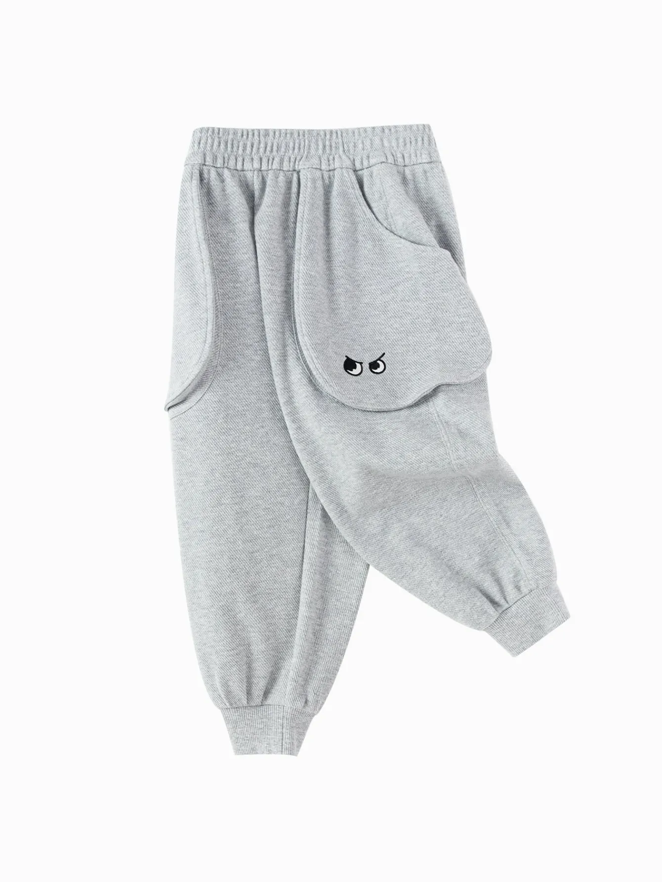 Balabala Pants 2025 Spring New Style for Toddler Boys Knit Long Pants Light Melange Gray Online