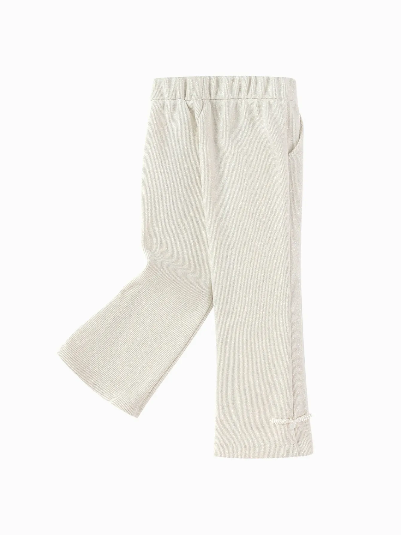 Balabala Pants 2025 Spring New Style for Toddler Boys Knit Long Pants Off-white Cheap
