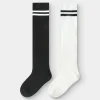 Balabala Socks 2025 Spring New Style Girl Short Socks White Black Hot