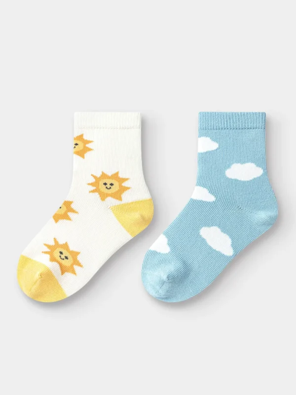 Balabala Socks Spring 2025 New Boys Toddlers Short Socks Cheap