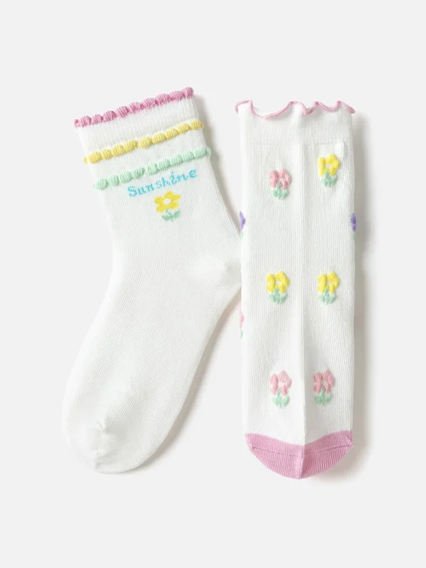 Balabala Socks spring 2025 new girls short socks Store