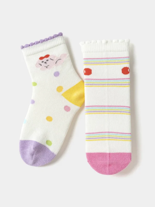 Balabala Socks spring 2025 new girls toddler short socks Hot