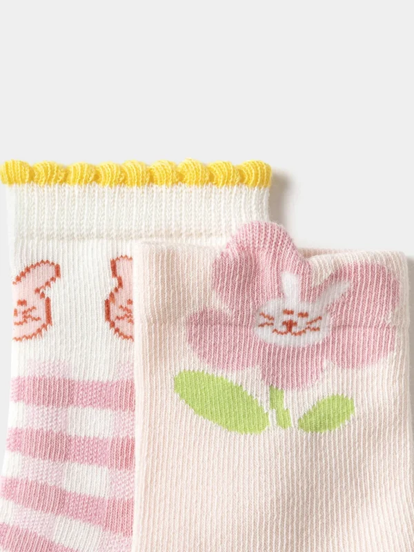 Balabala Socks spring 2025 new girls toddler short socks Hot