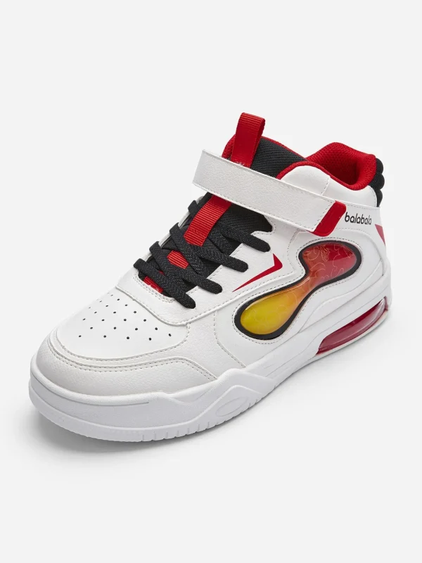 Balabala Sports shoes 2025 spring new Boy sneakers White Red Hot