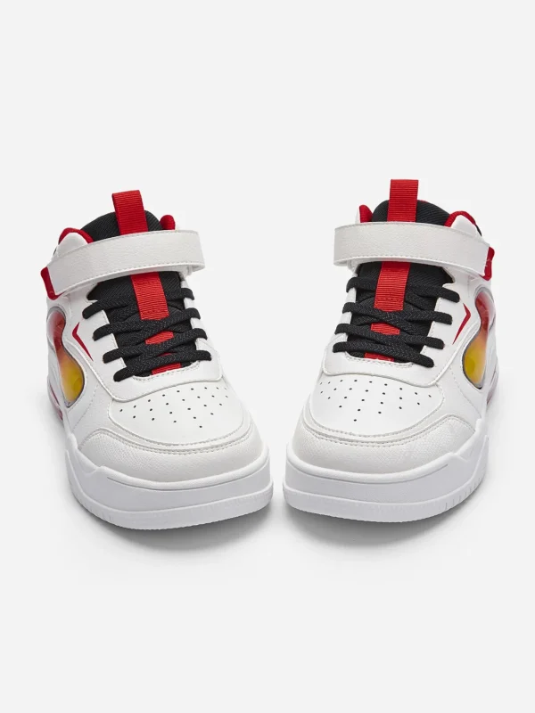 Balabala Sports shoes 2025 spring new Boy sneakers White Red Hot